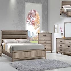 4-PCS Queen Size Bedroom Set In Offer 🔥🔥🔥