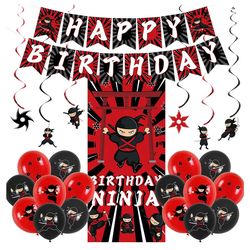 Ninja party deco kit
