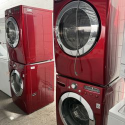 Lg Front Load Washer And Gas Dryer Stackable 