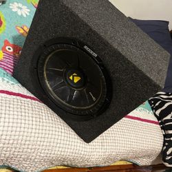 12 Inch Kicker Sub And Box