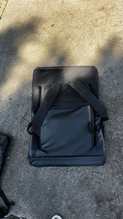 2 Bleacher backpack chairs