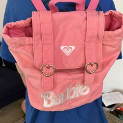Roxy x Barbie Pink Canvas Backpack – Cute & Functional
