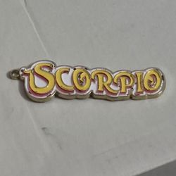 Kalan "SCORPIO" Horoscope Novelty Keychain Loyal Determined Brave