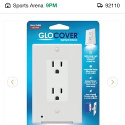 7 Piece GLOCOVER White Nightlight Wall Plate