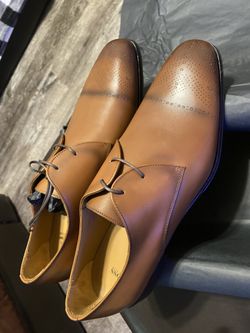 HUGO BOSS NEWPORT MED BRWN DEBRY SHOES US 13