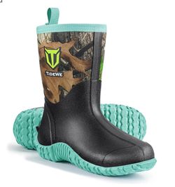 New TIDEWE Rubber Boots for Women, Size 7
