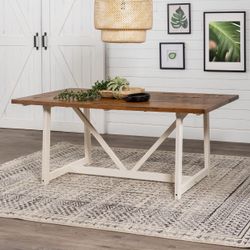 Solid Wood Dining Table (NEW UNOPENED)