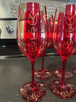 Pier One Holiday Stemware