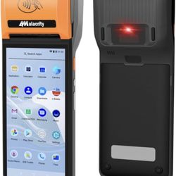 alacrity Handheld Mobile POS, 58mm Terminal Receipt Printer, Android 8.0 with Google Play, 5.9" Touch Screen PDA Supports 4G WiFi Bluetooth, Perfect t