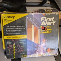 2 Story Steel Fire Ladder  Still N Box