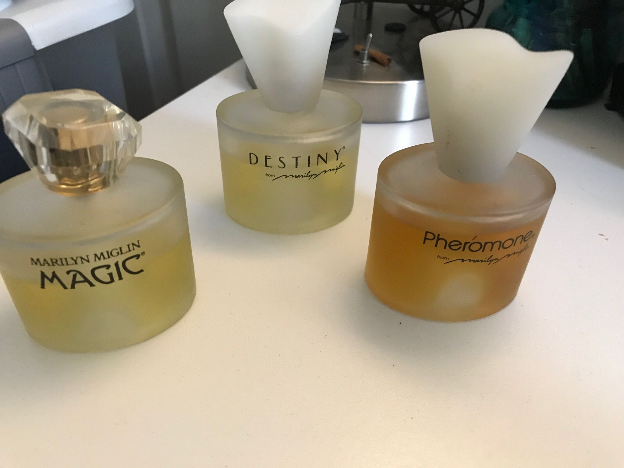 Perfume Rare Set 3 Collectable Marilyn Miglin Top Sellers Very Nice Take All
