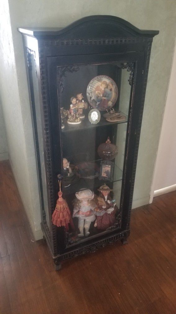 Antique Wood Display Case