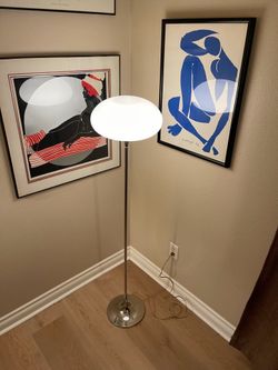 1960s Vintage Mid Century Modern Mushroom Floor Lamp by Bill Curry
