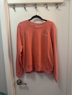 NWT Sporty & Rich sweatshirt Serif Logo Soft Crewneck