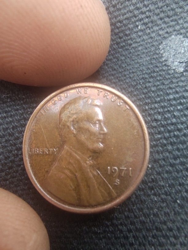 1971 S Error Penny