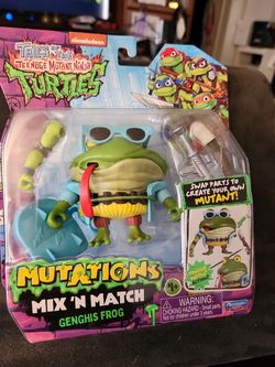 2024 Playmates TMNT Genghis Frog mix n match mutations Figure moc