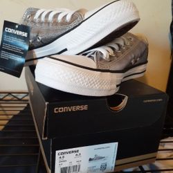 Converse Metallic Shoes Men 3.5/Women 5.5