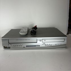 SYLVANIA SRD4900 DVD VCR Combo Player VHS Recorder Remote