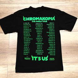 Lil Yachty x Tyler the Creator Chromakopia Official Tour Merch T Shirt Adult S