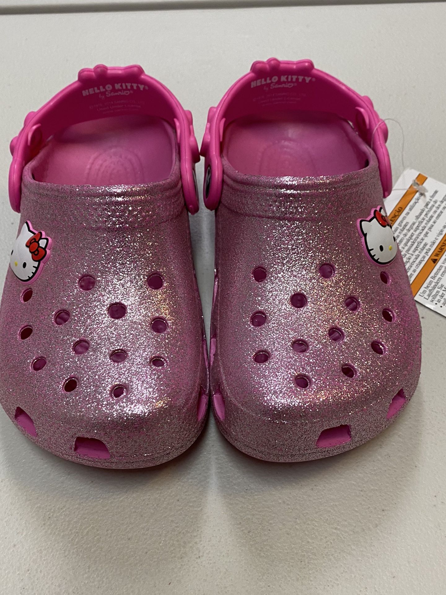 Hello Kitty Crocs Girls Size 10/11