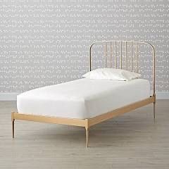 Crate and Barrel Larkin twin bed (2 available)