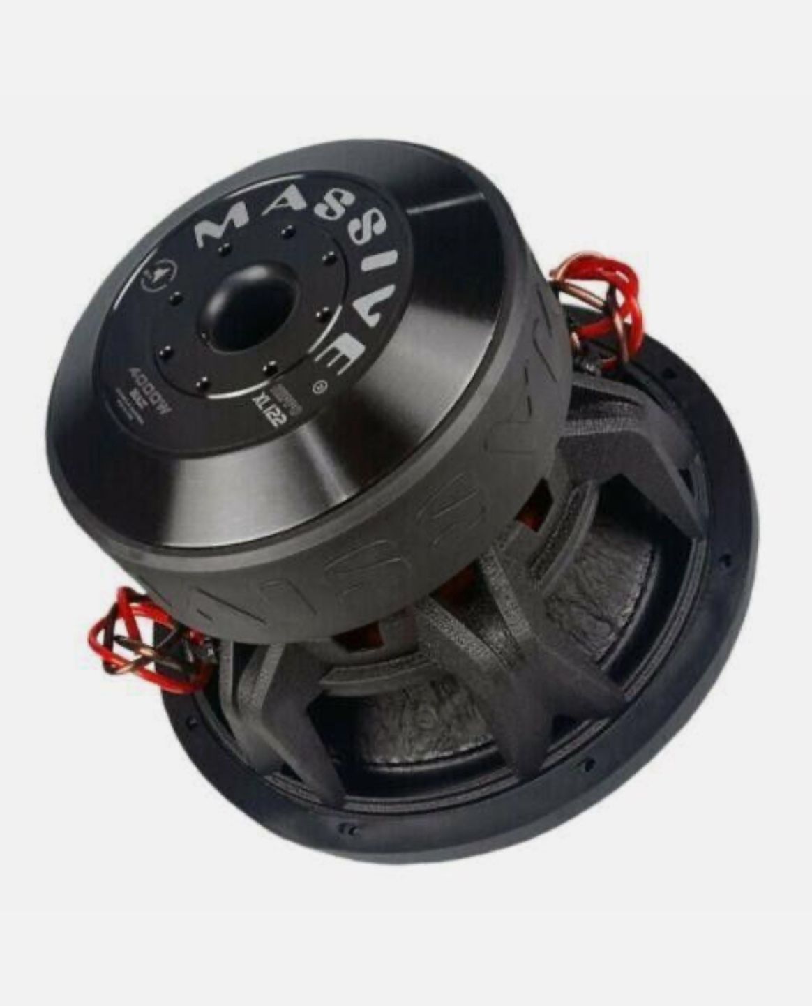 Massive Audio HIPPOXL122 4000W 12" Dual 2 Ohm Car Audio Subwoofer Double stack
