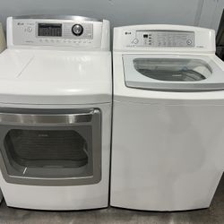 LG set washer And dryer Electric