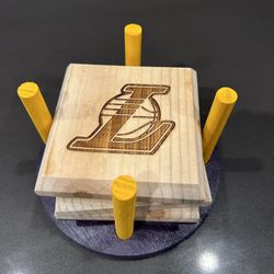 Lakers Coasters  Bottle Openers With Holder