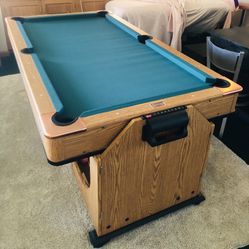 FAT CAT 2 In 1 POOL TABLE/AIR HOCKEY 