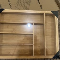 Bamboo Cutlery Tray 