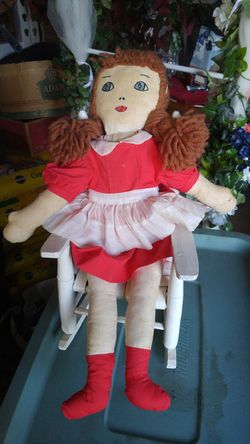 Vintage Doll and Rocker