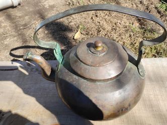 Handmade copper kettle