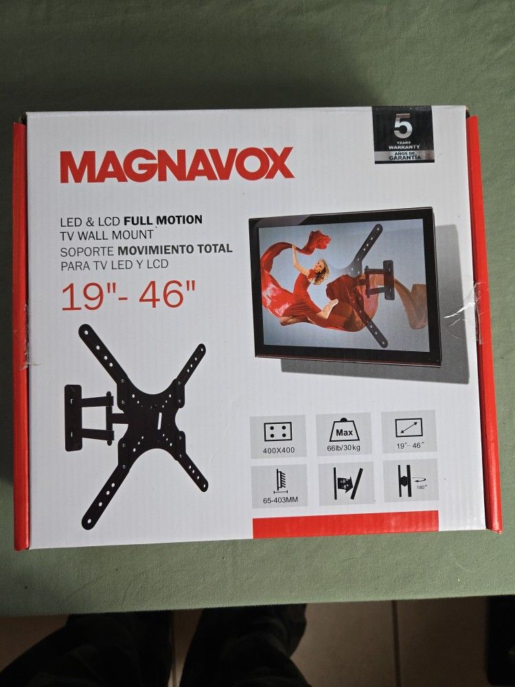 TV Wall Mount For 19" - 46" (Full Motion) (OBO)