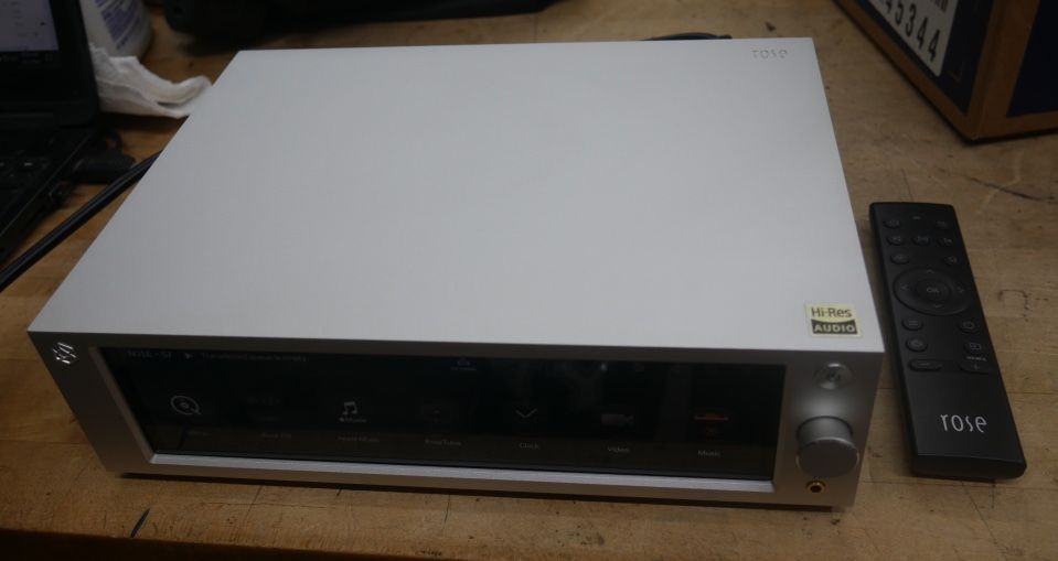   Hifi Rose RS250 Network Streamer with remote pre owned tested. used. tested. in a good working order. 