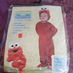 Infant Elmo Costume 0-6 Month New