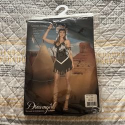 2 Piece Only .Tribal Princess Costume Size Large.