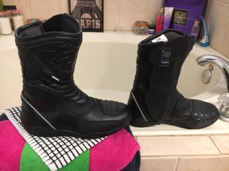 Womans Sedici breathable water proof motorcycle boots