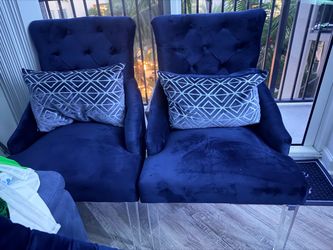 Blue chairs