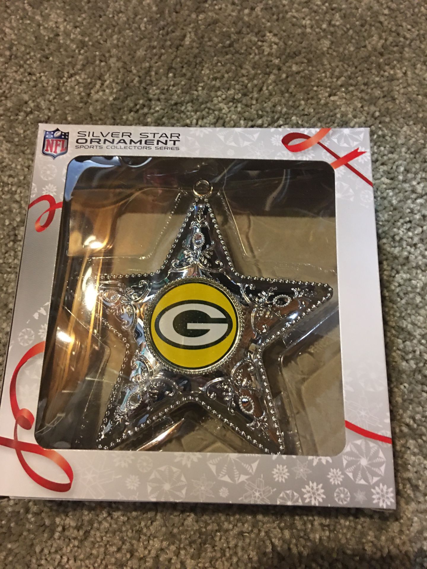 GreenBay Packers Star Ornament