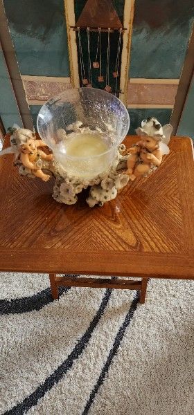 Floor Pot With Angel's
