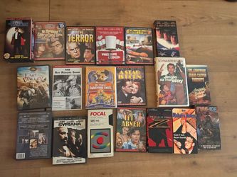 Vintage VHS & DVD Movie Collection – Classic, Western, Horror & Rare Titles