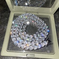 VVS Moissanite Tennis Chain