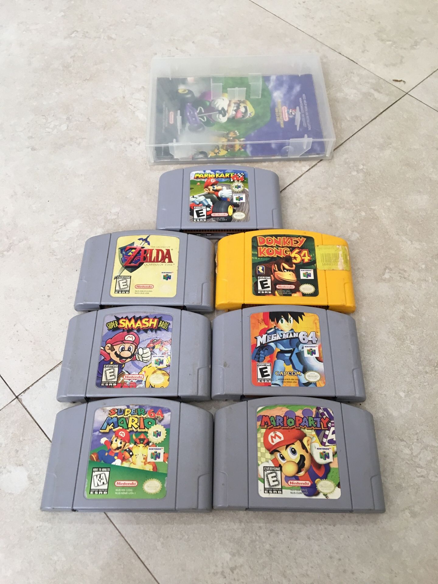 Nintendo 64 N64 Games Tested Works Great Mario Kart, Donkey Kong 64, Zelda, Super Smash Bros, Megaman 64, Super Mario 64, Mario Party