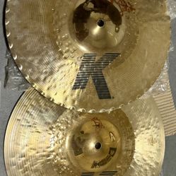 Zildjian K Custom Hybrid Hi-Hats 13 1/4” (Pair)