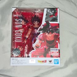 Sh Figuarts Son Goku Kaioken First Release With Sticker