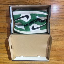 Jordan 1 Low Pine Green / Men 8.5