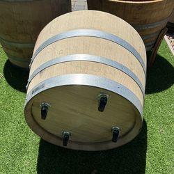 Wine  Barrel  1/2 size With Caster wheels 🍅