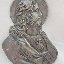  1924 6.5 IN NICKEL PLATED JESUS 