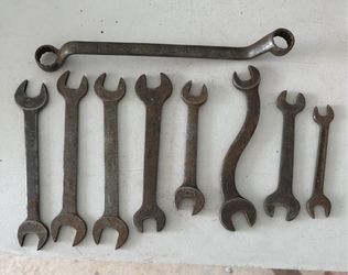 Vintage USA Forged Wrench Lot – Mechanic & Tool Collection