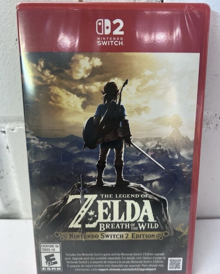 brand new sealed nintendo switch 2 zelda breath of the wild